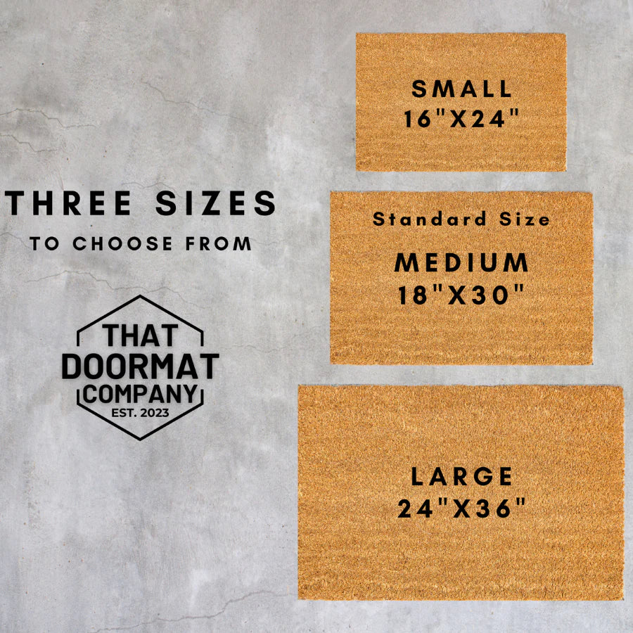 1,2,3 And To The 4 Doormat
